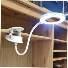 Clip LED Desk Lamp Reading Lamp Study Light Rechargeable