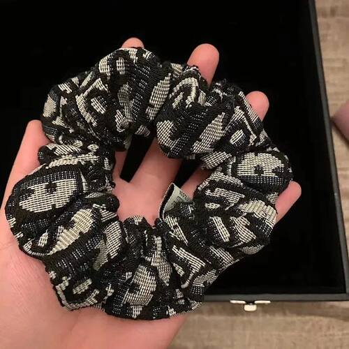 Classic Monogram Scrunchies - Luxury Hair Accessories