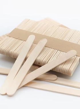 50 PCS Natural Wood Popsicle Sticks Wooden Popsicle Stick Ho