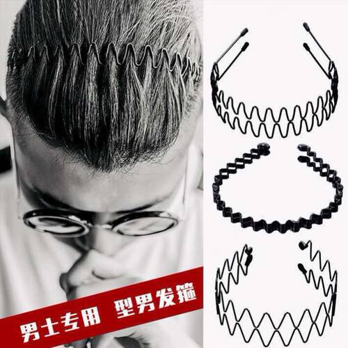 simple heart headband men's hairband headband movement wave