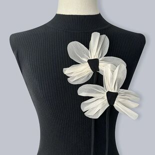 Flower Lape New Fabric Lace Corsage Pins Cloth Brooch