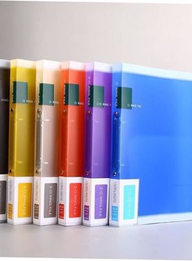 punched folder A4 paper 3 hole binder ring file活页文件夹