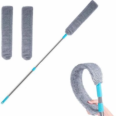 Dust Cleaner Telescopic Long Handle Mop with Bendable Head F