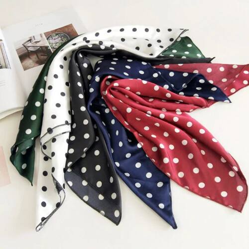 New Square Silk Scarf Women Fashion Print Small Neck Scarfs