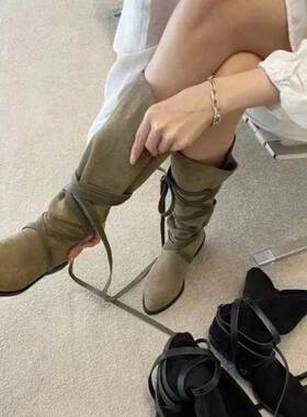 women western cowboy boots long boots西部牛仔靴女长靴高筒靴