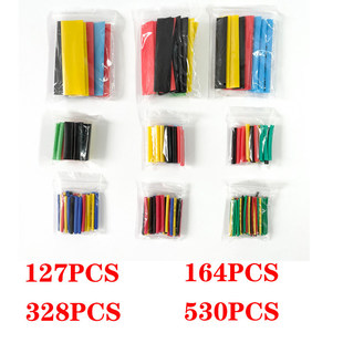 127/164/328/530pcs Heat Shrink Tube Kit Shrinking Assorted P