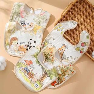 Baby Bibs Burp Clothes Cotton Newborn Bibs for Girls Boys Ba