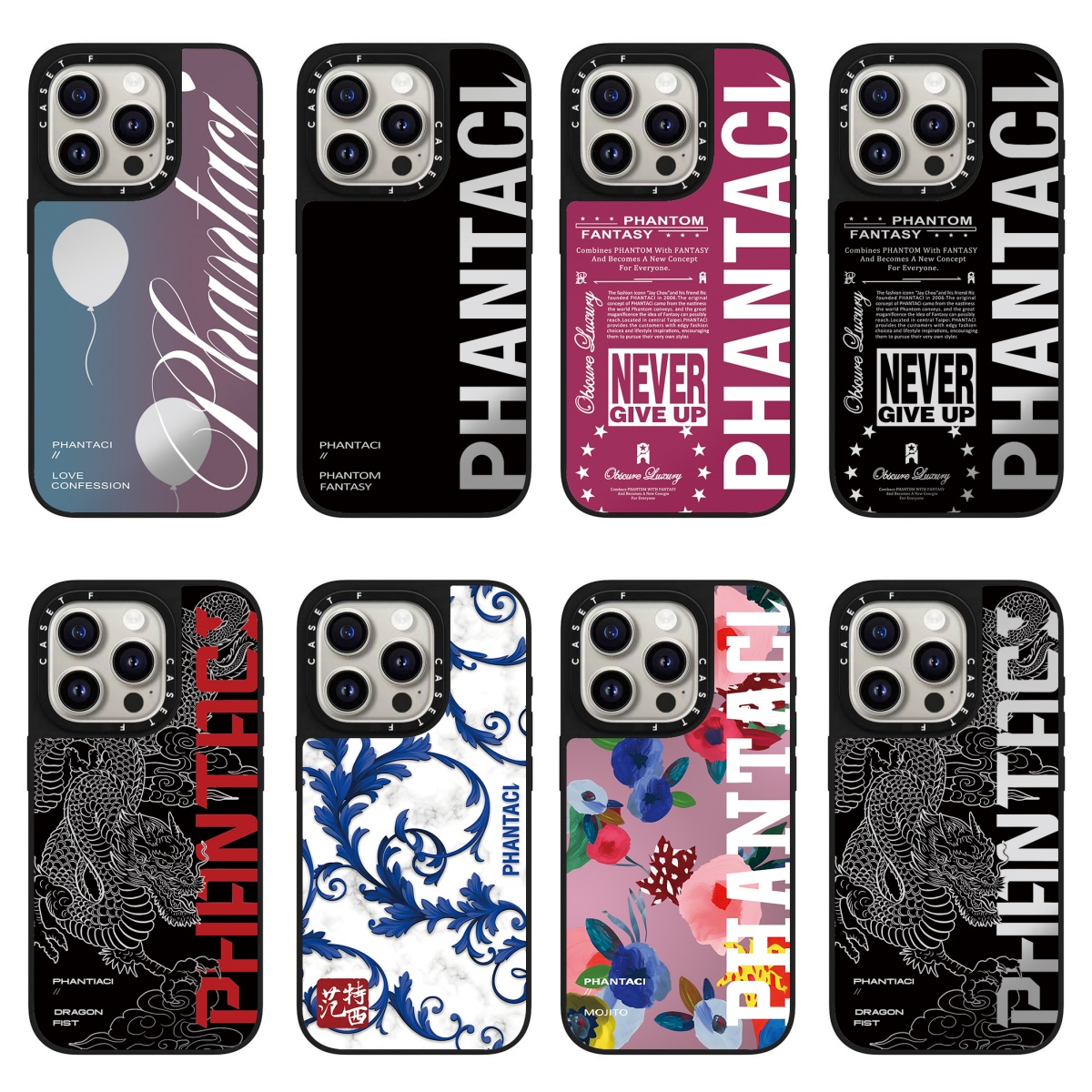 CASE联名PHANTACi周杰伦同款范特西苹果手机壳适用iPhone16ProMax/15Pro/14Pro防摔13/12pro/潮牌磁吸MagSafe