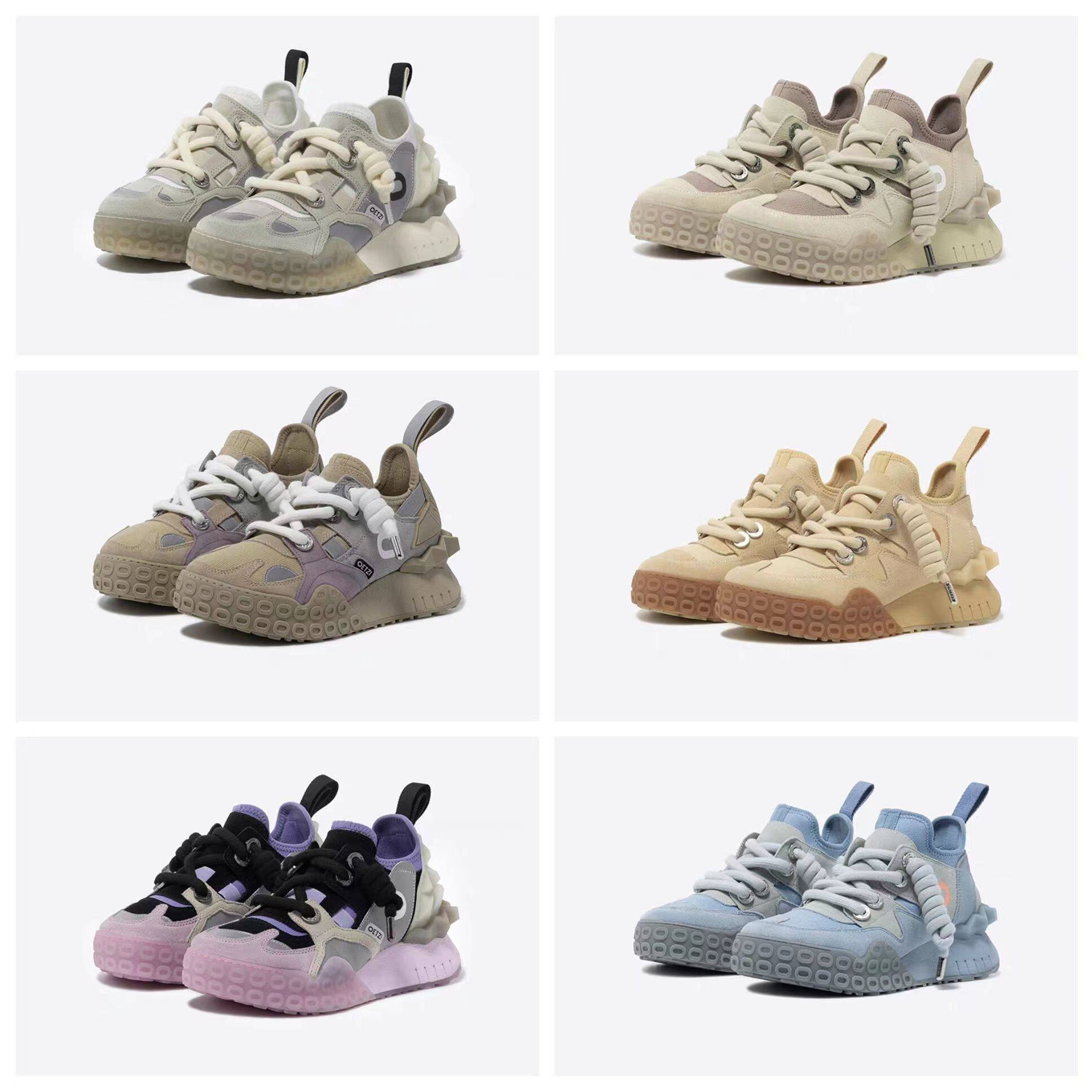 冰人奥兹丑萌鞋女鞋增高显瘦复古厚底大头鞋2023春季老爹鞋