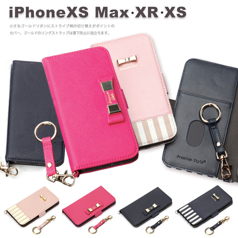 Outler清仓日本PGA正版苹果XSMax翻盖皮套适用iPhoneXR手机壳插卡指环