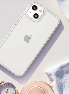 PGA原装正品苹果14Pro手机壳透明抗菌 iPhone114简约防摔适用13北极光港风软壳TPU全包边保护套