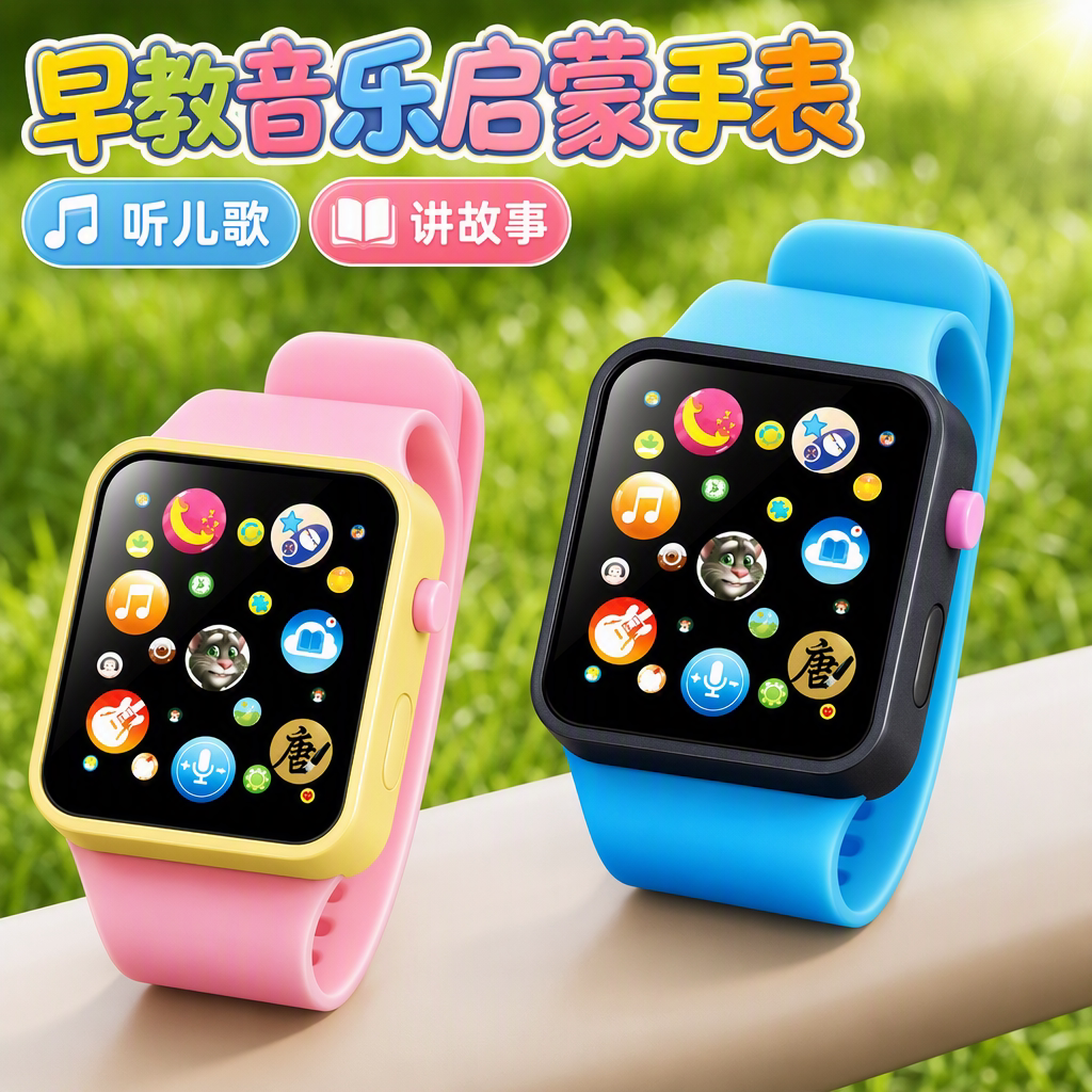 儿童音乐早教智能手表玩具1到3岁图片