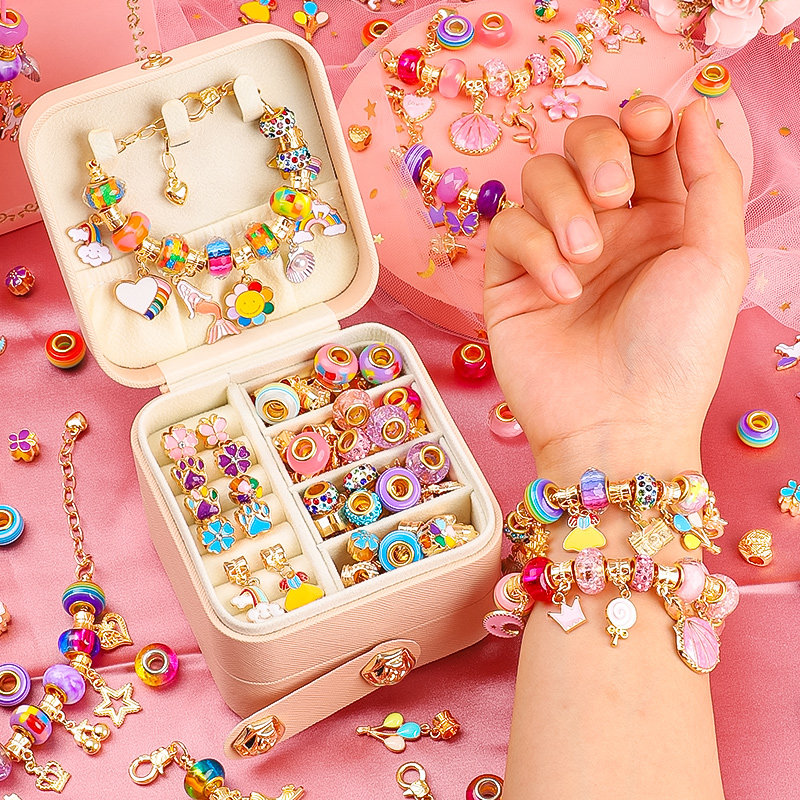 女孩生日礼物儿童玩具手链首饰盒