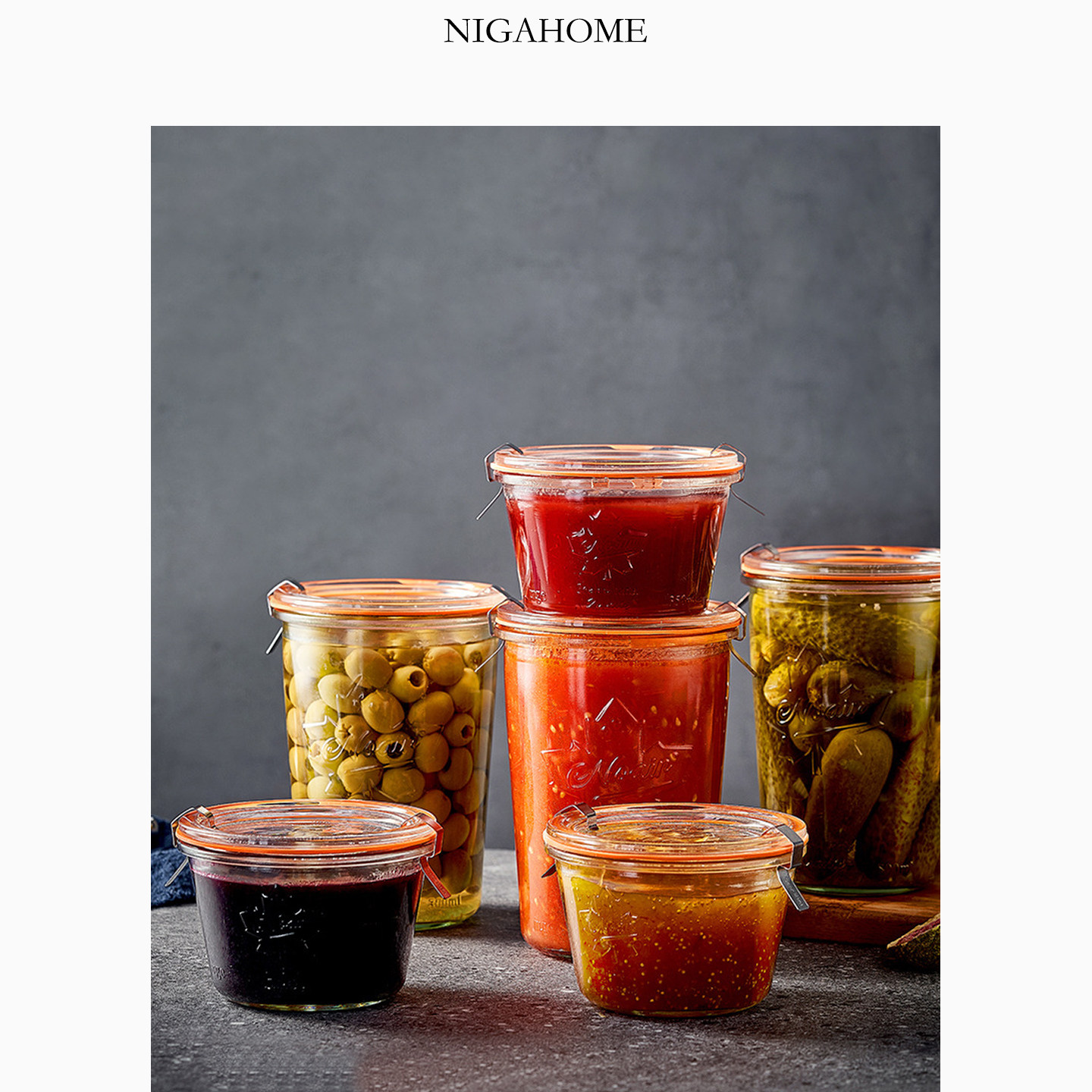Niga Home密封盖玻璃罐密封罐