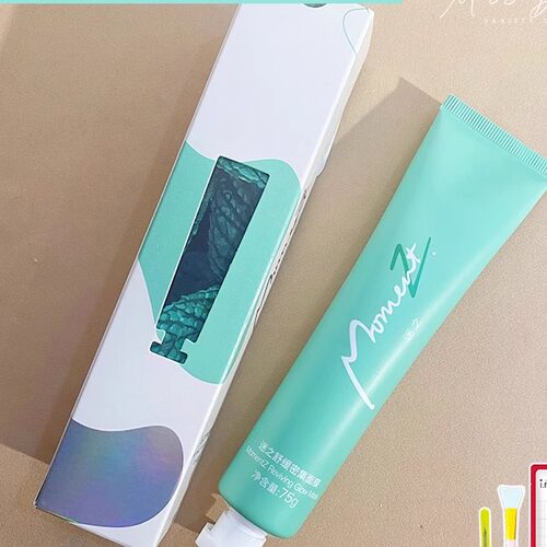 momentz迷之面膜小绿管涂抹补水