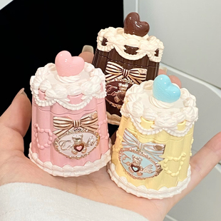 花知晓甜心小熊成膜唇冻唇釉口红镜面清爽不黏腻滋润可爱可露丽