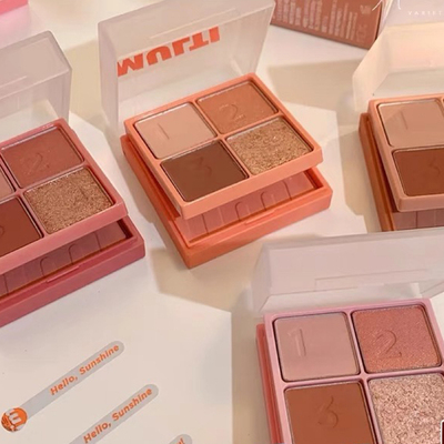 小姐韩国immeme五色双层眼影腮红