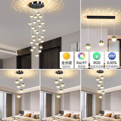 2025新款复式楼梯客厅挑