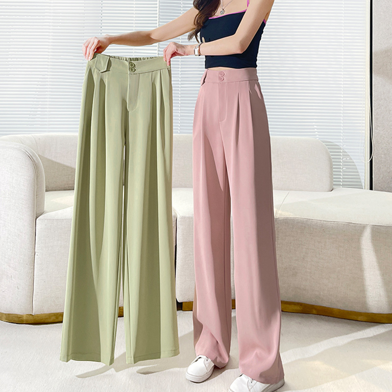 多个款式【悦芬儿】大码垂感显瘦阔腿裤