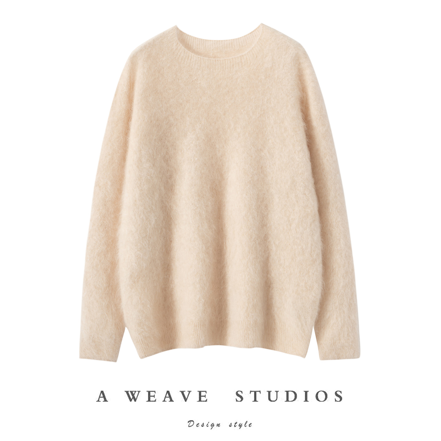 baby绒系列圆领纯色单件套头常规