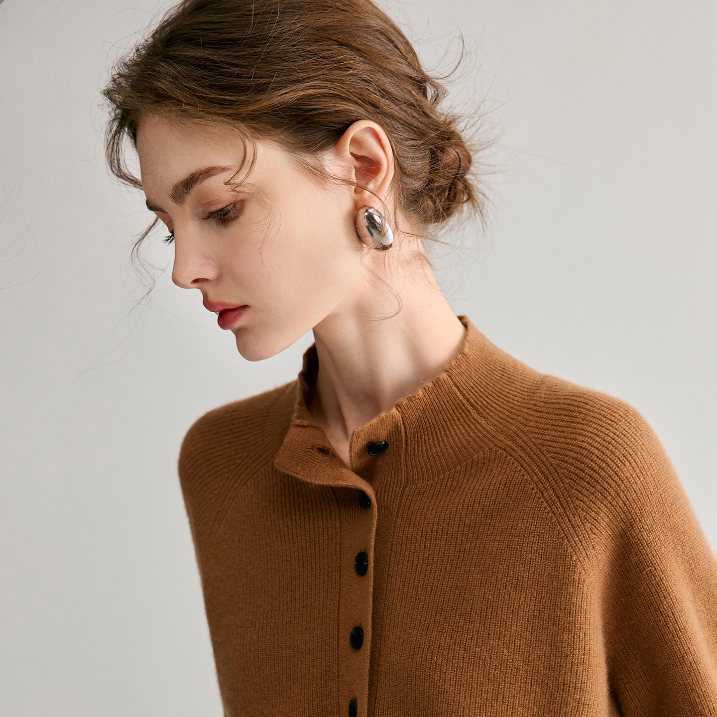 100%纯山羊绒衫女高级感气质