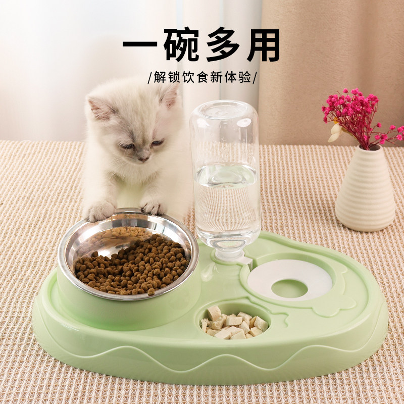 猫狗碗食盆宠物碗水碗猫咪碗自动饮水机饭碗猫粮碗喝水一体猫粮盆,宠物/宠物食品及用品,猫狗碗/慢食碗,淘宝优惠券,粉丝福利购,淘宝优惠卷