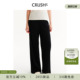 老钱风真丝混纺宽松垂坠感阔腿裤 CRUSH Collection2026年早春新款