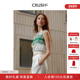Collection春夏翻领T恤无袖 明星同款 CRUSH 针织背心上衣女