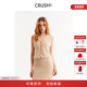 CRUSH 收腰马甲背心 修身 Collection2026年早春新款 花呢V领短款