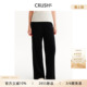 老钱风真丝混纺宽松垂坠感阔腿裤 CRUSH Collection2026年早春新款