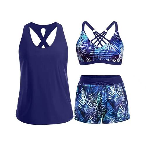 3-pieceswimsuitwomen'scross