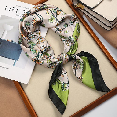 SilkScarf70SquareScarfKor