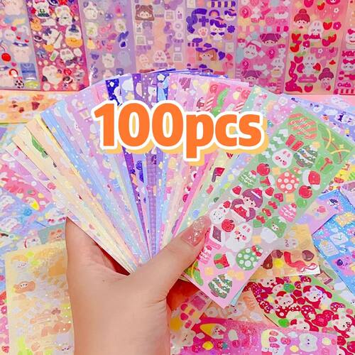 Kawaii Stickers for Kids Cute Stationary Aesthetic Diary Dec