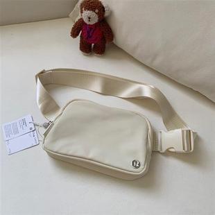 everywhere belt bag超轻帆布胸包腰包单肩斜挎小方包