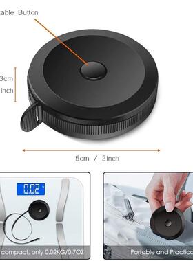 150cm Mini Tape Meter Tape Tailor Ruler Keychain Measuring T