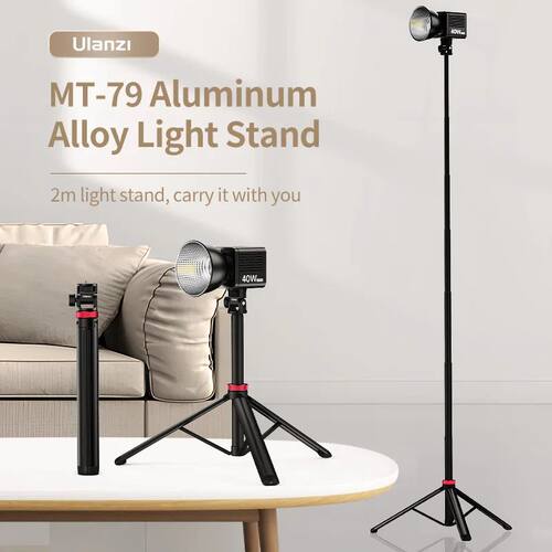 Ulanzi MT-79 Extendable Tripod with 1/4'' Screw for DSLR Cam