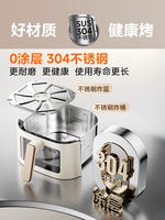 Midea Air fryer 0-coated stainless steel household 2026 New model, visible, no need to flip large capacity oven thumbnail 4