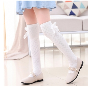 儿童丝袜短款春秋夏女童打底袜裤长筒儿童半截袜夏季薄款女孩袜子