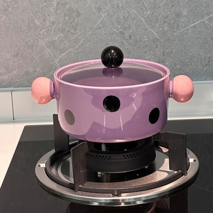 可爱泡面锅一人食韩式泡面碗宿舍学生带盖陶瓷大容量高颜值带手柄