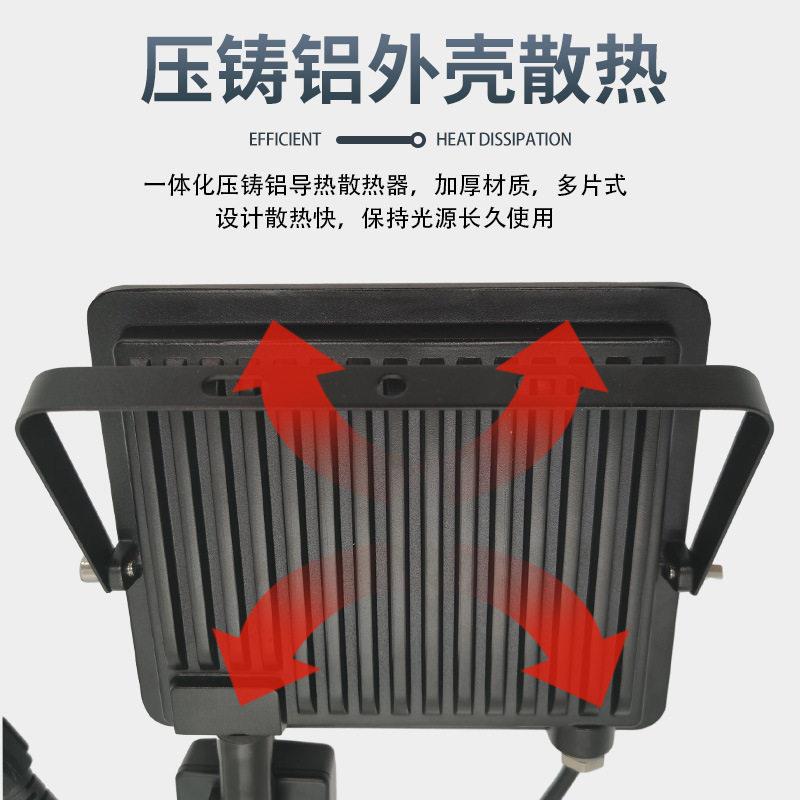 新品上市LED遥控版PIR人感投光灯户外楼道庭院家用照明防水防晒