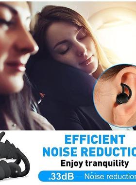 Soundproof Earplugs For Sleeping Soft Silicone Ear Muffs No