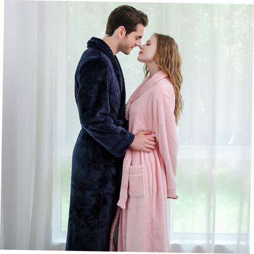特价浴袍情侣款睡衣 winter pajamas gown women men bathrobe