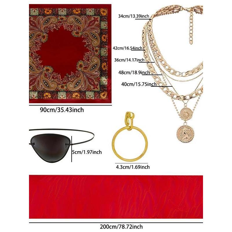 Halloween dance party cosplay pirate costume海盗装扮配HWQ饰