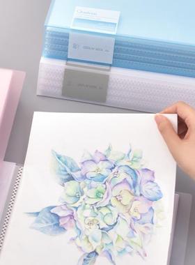 a4 clear book poster art holder file b801inder透明资料册文件