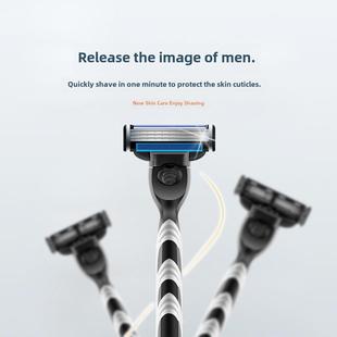 GilletSBXte Vector Men Shaving Razor Blades Manual Safety Ra