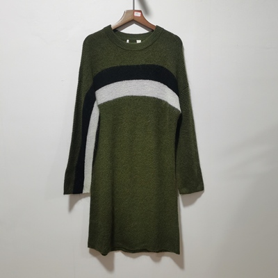 B品牌撤柜折扣女士春款中长款羊毛马海毛毛衣宽松显瘦BDM6LD112