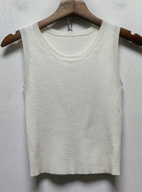 【T】设计感春夏款女装时尚休闲百搭舒适针织无袖背心上衣N634