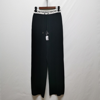 撤柜女装去标系列2025冬季时尚百搭松紧腰通勤直筒休闲裤女B254