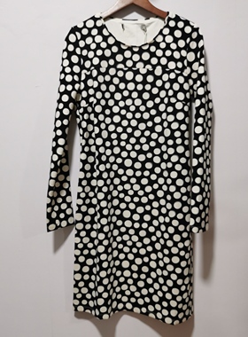 bout品牌去标女士轻奢春秋长袖圆点卫衣韩版连衣裙百搭女舒适C708