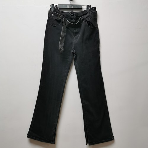 撤柜女装去标系列2025春秋时尚百搭简约设计感微喇牛仔裤女K523